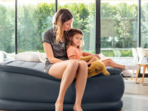 QUEEN DELUXE PILLOW REST AIRBED W/ FIBER-TECH RP (w/220-240V Internal Pump)   NEW