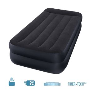 TWIN PILLOW REST RAISED AIRBED WITH FIBER-TECH BIP (w/220-240V Built-in Pump)
