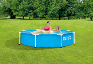 2.44M x 51CM Metal Frame Pool