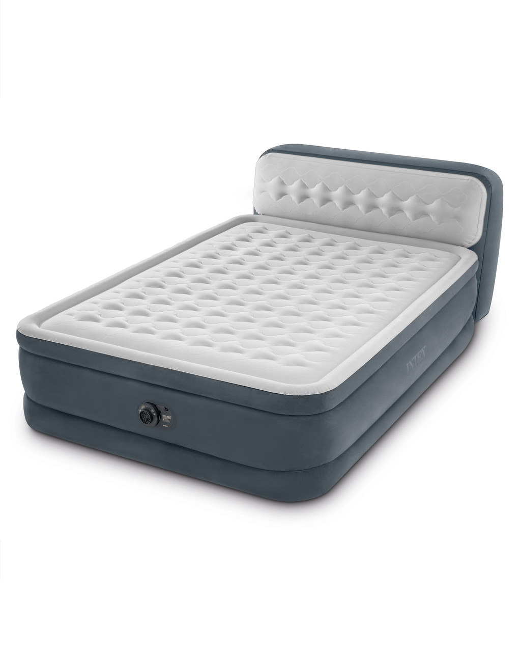 Intex Queen Ultra Plush Headboard Airbed with Built-in Electric Pump – 152 × 236 × 86 cm – view 3